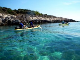 Kayaking in the Medulin archipelago